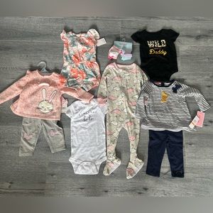 Baby girls 12month clothing bundle